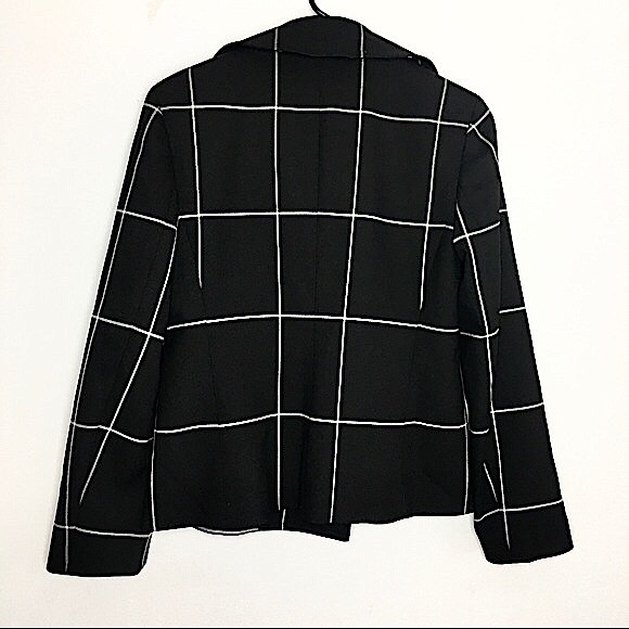 Talbots Window Pane Career Ponte Blazer - Picture 4 of 8